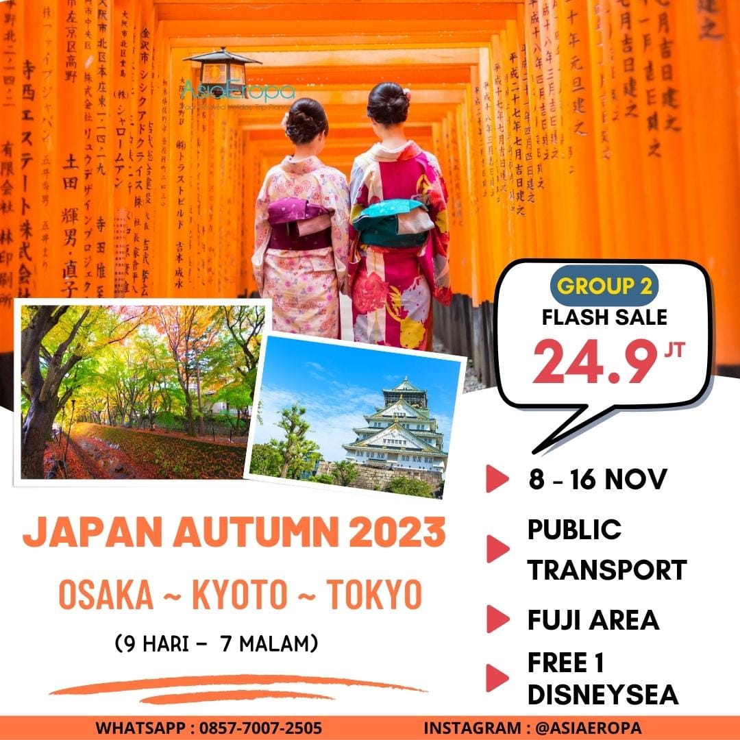 9 Days Japan Autumn 2023